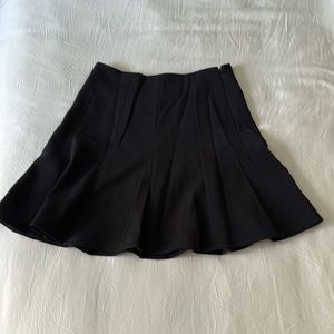 BCBG black skirt above knee size 4